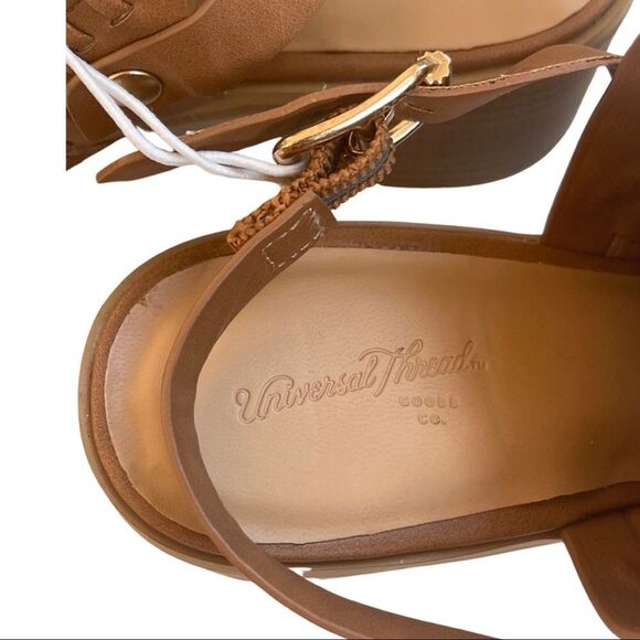 Universal Thread “Aspen” Woven Heeled Sandal Slingback • Size 5.5 • New in Box - Picture 10 of 11